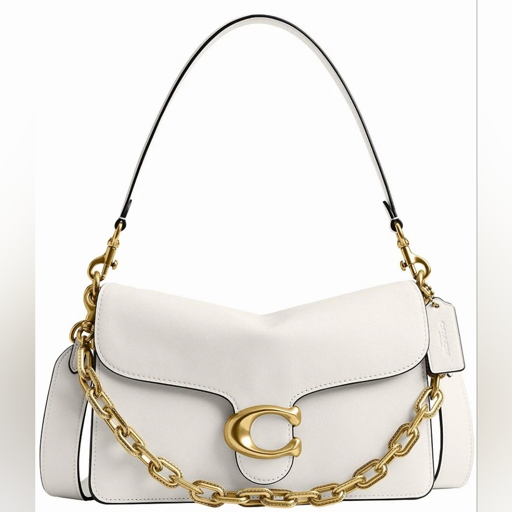 Coach Chain Tabby In Chalk Like New